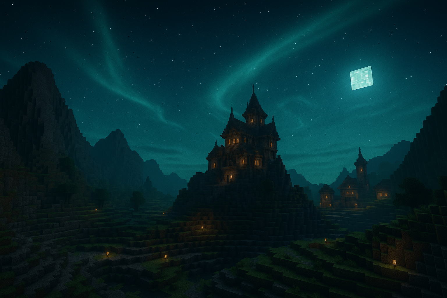 Minecraft landscape